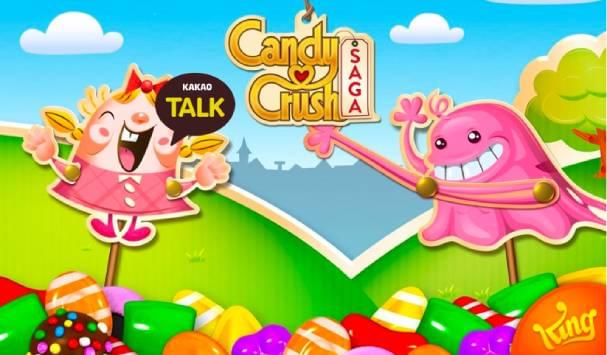 Candy Crush Saga with KakaoTalk logo 