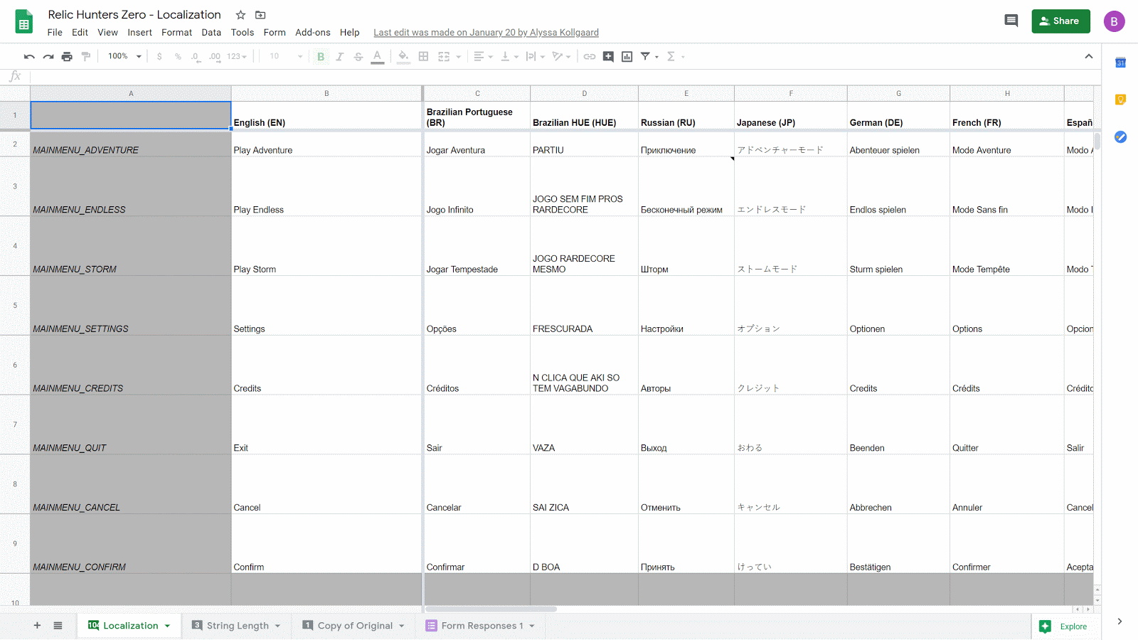 Text strings and crowd localization