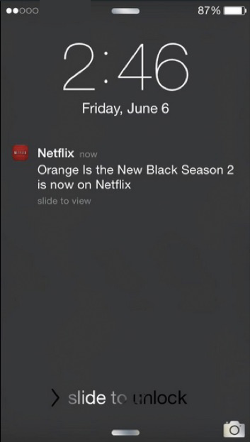 Netflix Notification