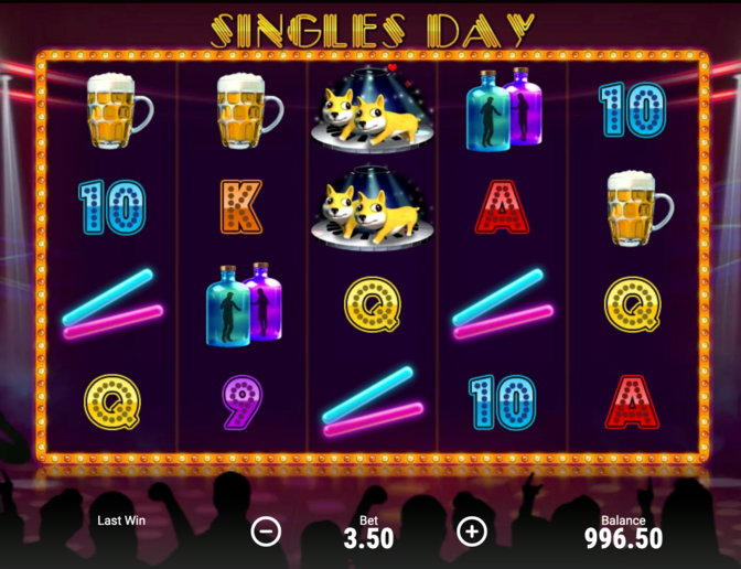 Screenshot Booongo Singles&rsquo; Day promotion
