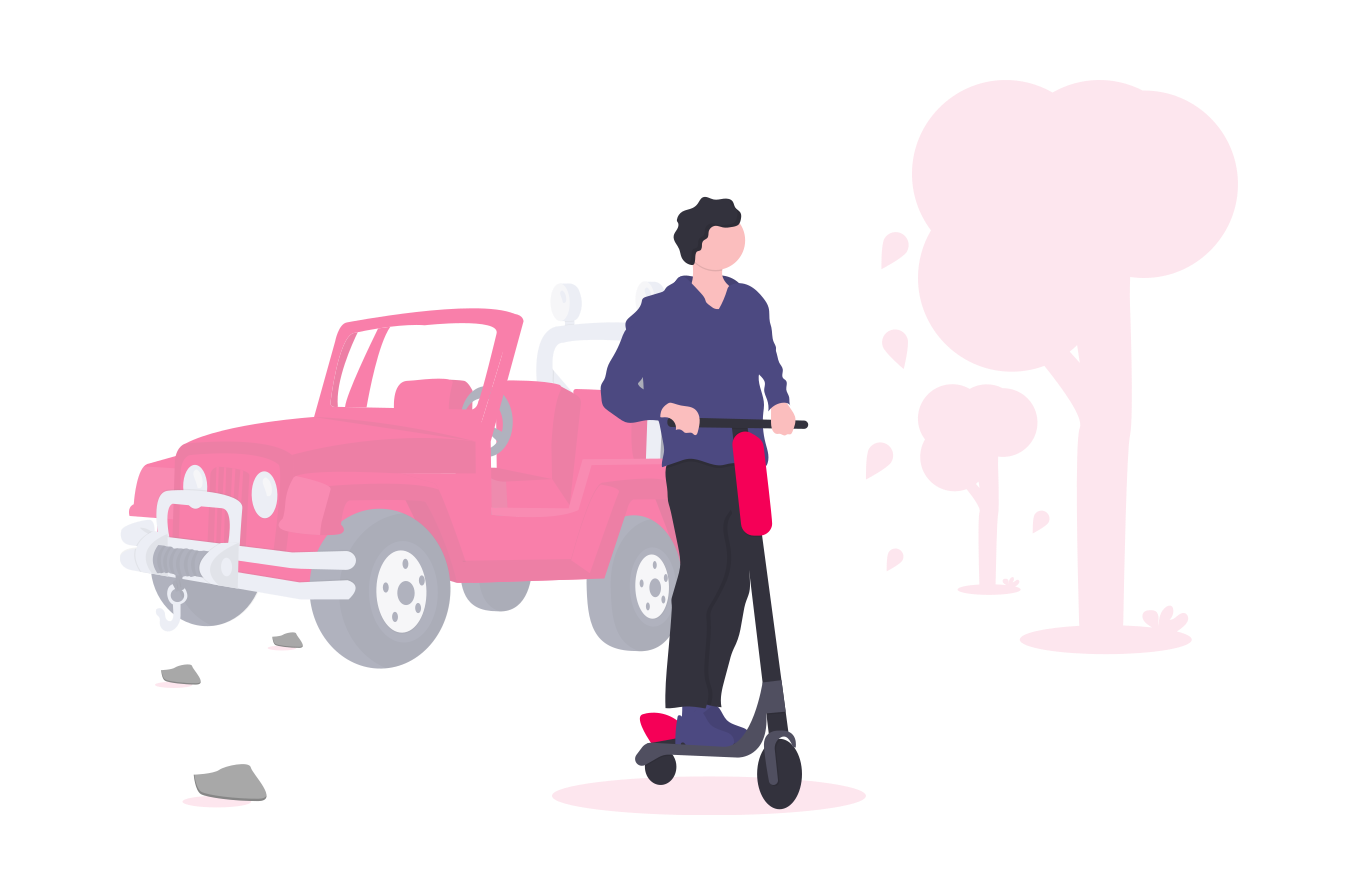  Illustration - scooter